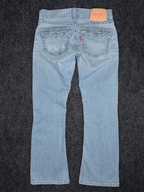 Levi's 504 Twisted Leg Flared Slouch Jeans Size 9 31x30 Low Rise Y2K Vintage